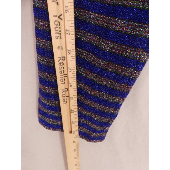 Rachel Comey XS Jumpsuit Wayne Strapless Glitter Sparkle Striped Blue NWT - Picture 6 of 11